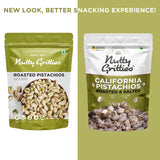 California Pistachios Roasted & Lightly salted (Pack of 4 x 200g  Each) -800g