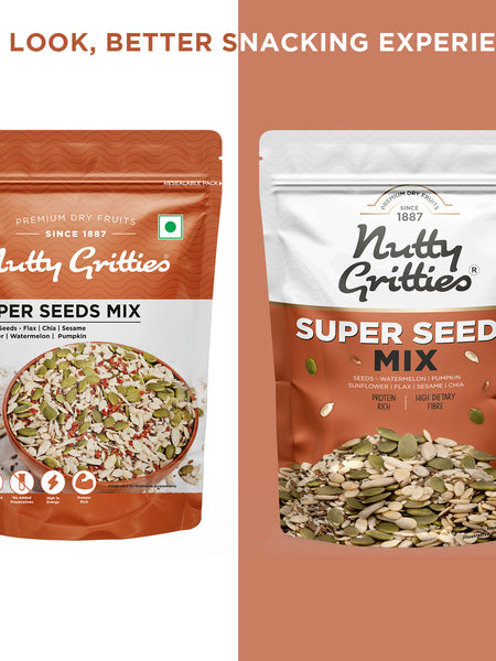 Super Seeds Mix (Pack of 2 x 200g Each )- 400g
