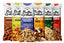 Grab And Go Mix Combo Sports Mix, Salted Almonds, Salted Cashews, Thai Chilli Blend, Pepper Cashews, Barbeque Almonds ( Pack of 6 x Each 40g ) - 240g