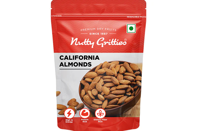 California Almonds (Pack of 2 x 1kg Each) - 2Kg