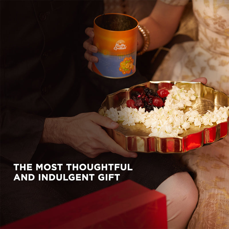 Nutty Gritties The Festive Edit | Exceptional Dry Fruits & Nut Mixes | Luxury Gift Box | 708g