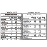 Californian Walnuts + Jumbo Cashews Combo pack - 400g