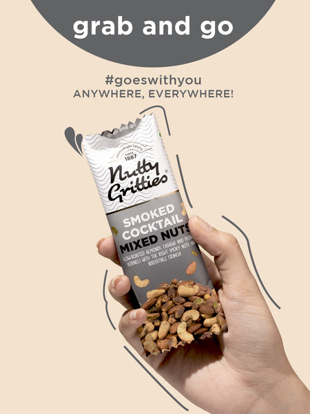 Smoked Cocktail Mixed Nuts (Pack of 6x40g each) 240g