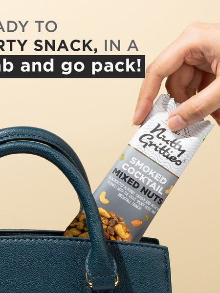 Smoked Cocktail Mixed Nuts (Pack of 6x40g each) 240g