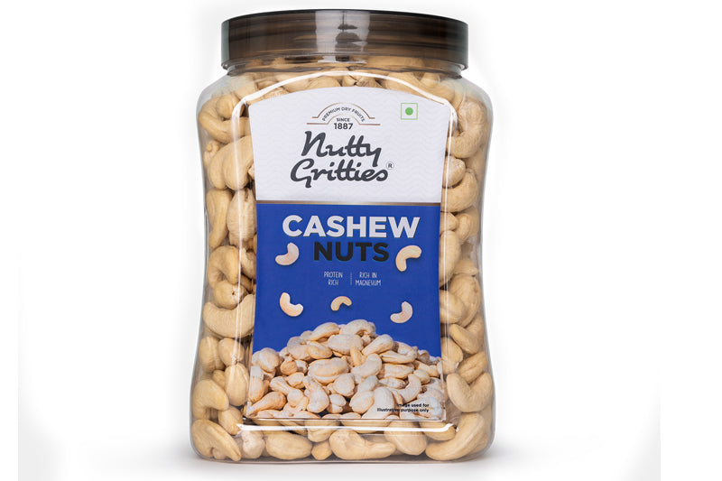 Cashew Nuts Value Pack, Resealable Jar 1kg