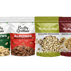 Roasted Salted Dry fruit Combo (  Each Pack 200g) - 800g