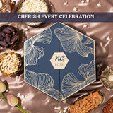 LUXE EDITION Premium Dry Fruit Gift Box | Curated Selection of Jumbo Dates, Cashews, Almonds, Raisins, Pecans & Pistachios | Includes Elegant Brass Finish Bowl |1.15kg |