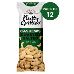 Cashews Roasted, Lightly Salted (Pack 12x40g each) - 480g