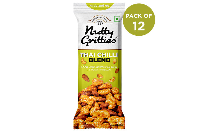 Thai Chilli Blend Trail Mix  (Pack of 12x40g each) 480g