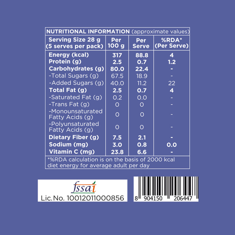 Dried Blueberries - 150g