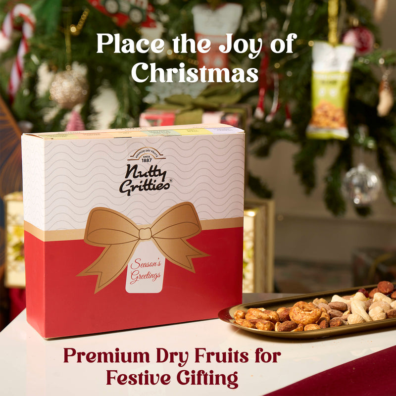 Grab And Go Mixed Bag – Christmas Edition Assorted Nut & Snack Packs (230g)