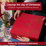 Festive Edition Gift Box – Christmas Special Premium Dry Fruits & Nut Mixes in Reusable Tin Jars (800g)