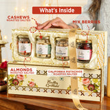 Gold Jar Special Gift Box – Christmas Edition Premium Nut Mixes & Berries (400g)