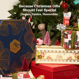 LUXE EDITION Premium Dry Fruit Christmas Gift Box | Curated Selection of Jumbo Dates, Cashews, Almonds, Raisins, Pecans & Pistachios | Includes Elegant Brass Finish Bowl | 1.15kg