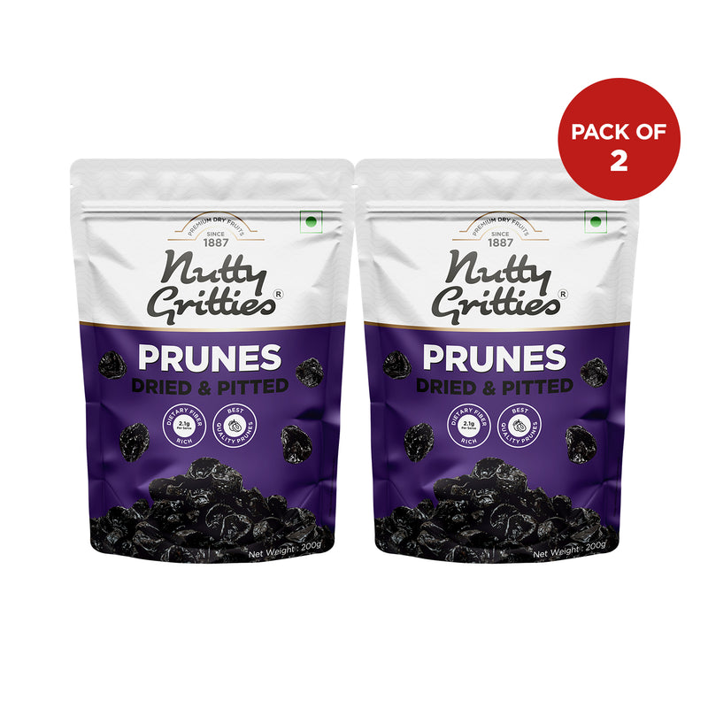 California Pitted Prunes | Naturally Sweet Dried Plums | 200 g