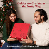 Festive Edition Gift Box – Christmas Special Premium Dry Fruits & Nut Mixes in Reusable Tin Jars (800g)