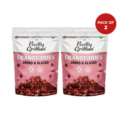 Dried & Sliced Cranberries | Sweet & Tangy | 200 g