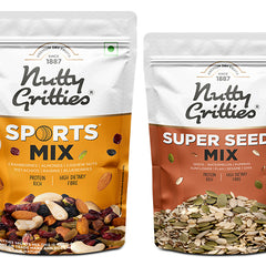 Combo Pack - Sports Mix 350 g, Super Seeds Mix 200g - 550g