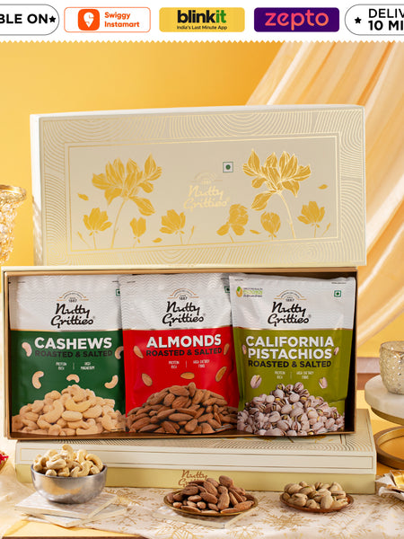 Platinum Collection Classic Roasted Salted Nuts Gift Box 600g