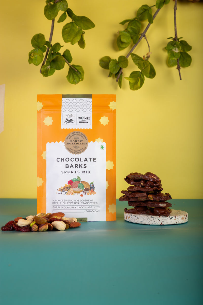 Nutty Gritties X Paul And Mike Chocolate Barks Sports Mix