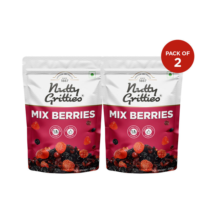 Mix Berries - (Pack of 2 x 200g Each) - 400g