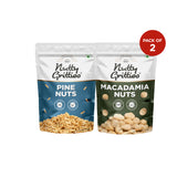 Exotic Nuts Combo - Pine Nuts, Macadamias Each Pack 100g - 200g