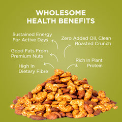 Thai Chilli Blend Trail Mix | Spicy Roasted Almonds, Cashews & Peanuts | 40 g