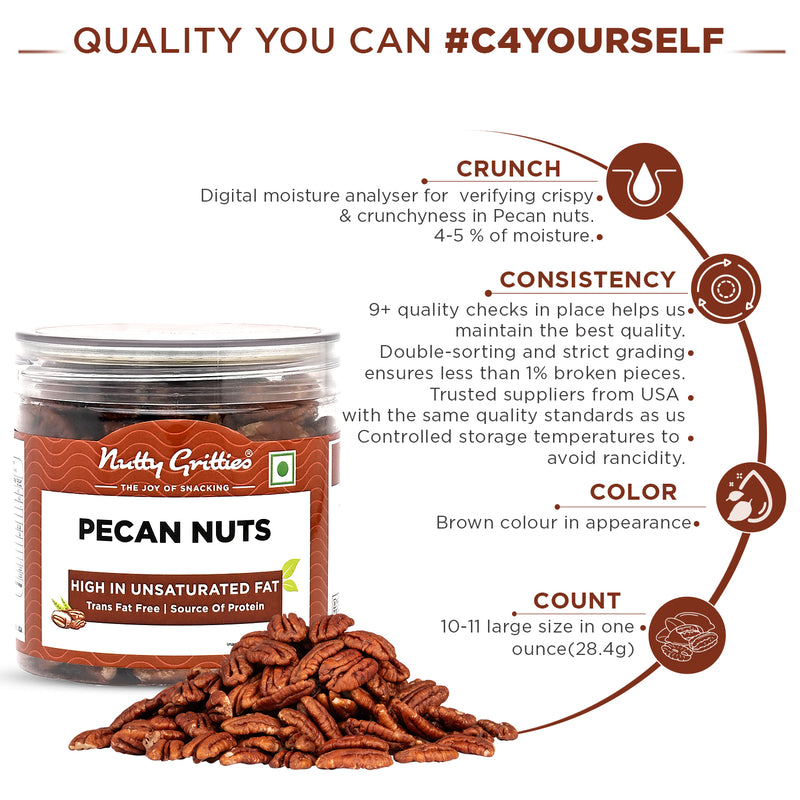 Raw Unsalted Pecan - 180g