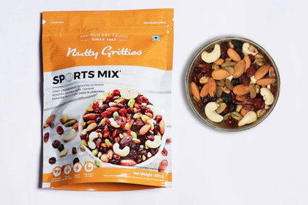 Energy Rich Combo - Sports Mix 350g, Kalmi Dates 350g, Pepper Cashews 200g (900g)