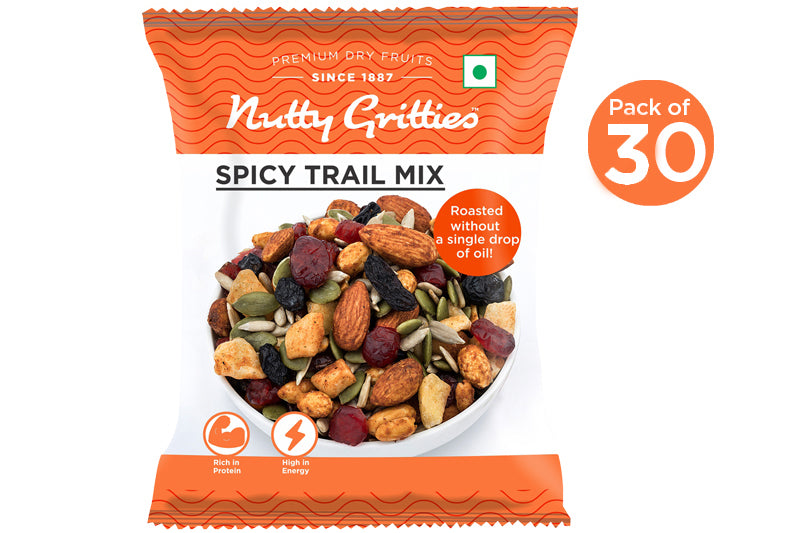 Spicy Trail Mix  (Pack of 30 x 24 g Each) - 720g