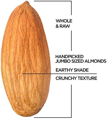 California Almonds 1 kg ( Pack of 5, 200 g Each )