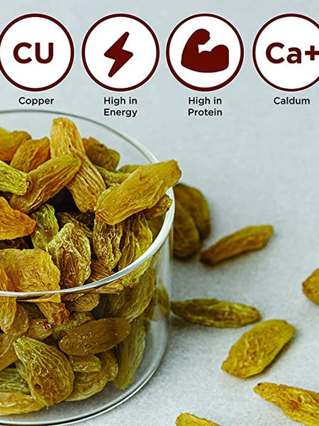 Indian Long Raisins (Pack of 2, 200 g Each ) 400 g