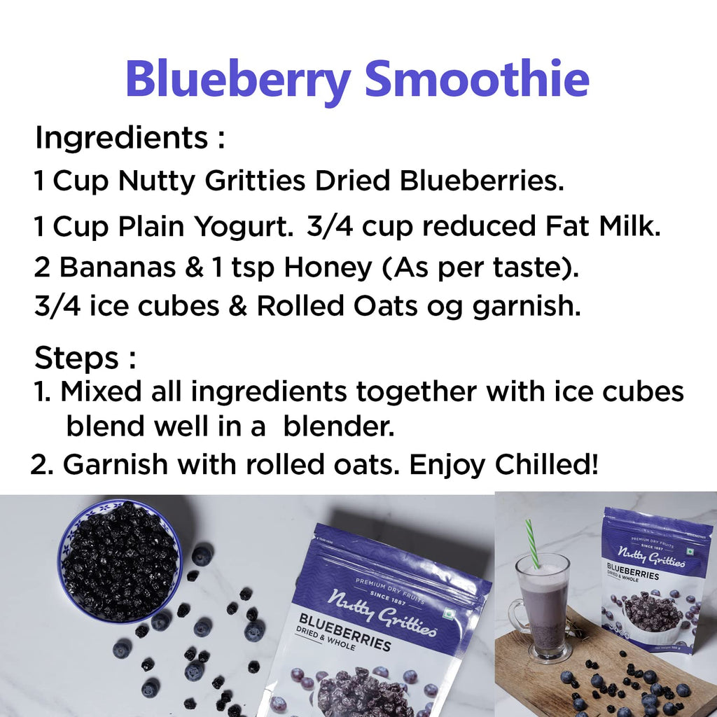 Dried Blueberries - 150g