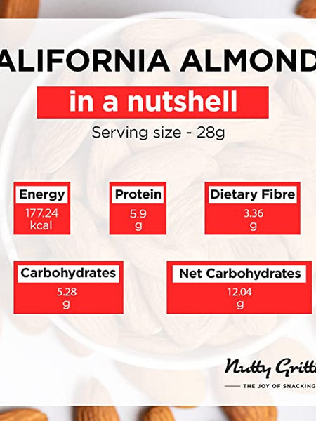 California Almonds (Pack of 2 x 1kg Each) - 2Kg