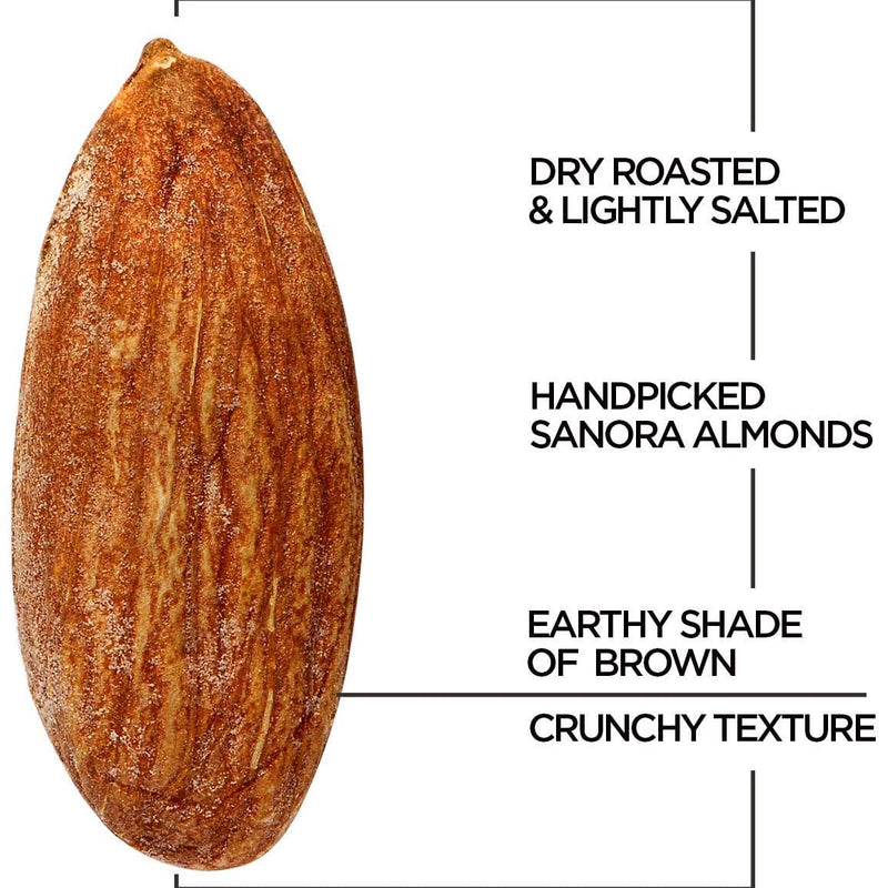 Roasted Salted Almonds (Pack of 5 x 200g Each ) - 1kg