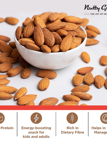 California Almonds (Pack of 2 x 1kg Each) - 2Kg