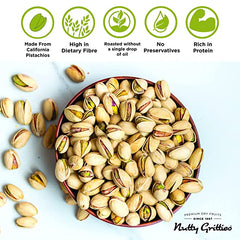 California Pistachios Roasted & Lightly Salted - 200g