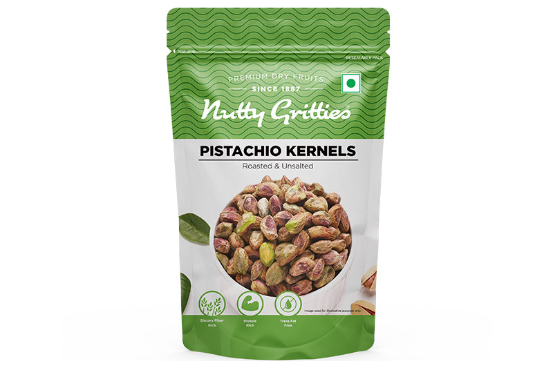 Pistachio  Kernels Roasted Unsalted - 100g