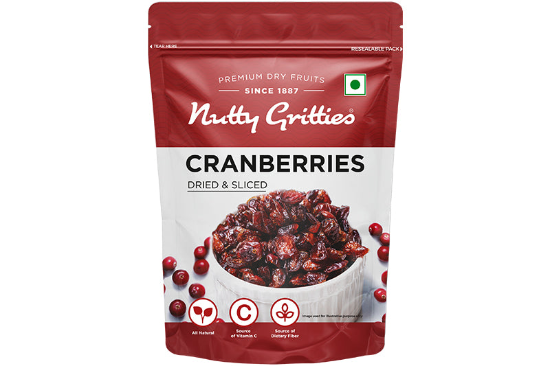 Cranberries Dried & Sliced - 200g