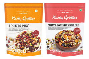 Trail Mix Combo - Sport Mix, Mom Superfood (Each Pack 200g) - 400g