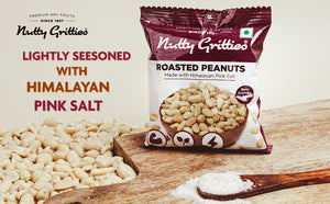 Roasted Salted Peanuts with Himalayan Pink Salt (Pack of 10 - 40g each ) - 400g