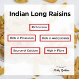 Indian Long Raisins (Pack of 2, 200 g Each ) 400 g